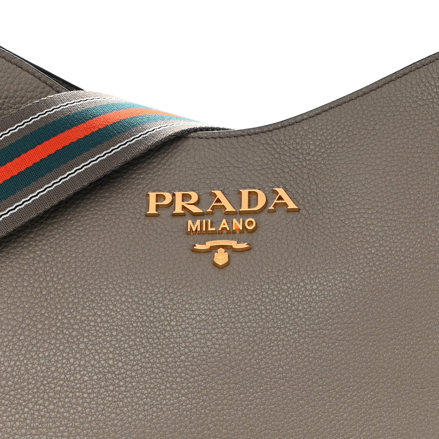 Prada Vitello Daino Hobo Messenger Bag Argilla 9 of 13