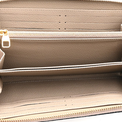 Louis Vuitton Empreinte Monogram Giant Zippy Wallet Tourterelle Creme 5 of 8