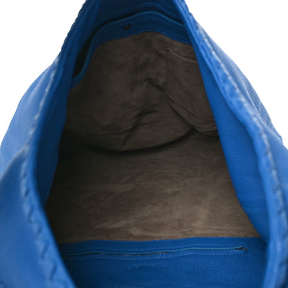 Bottega Veneta Cervo Deerskin Large Hobo Signal Blue 5 of 9