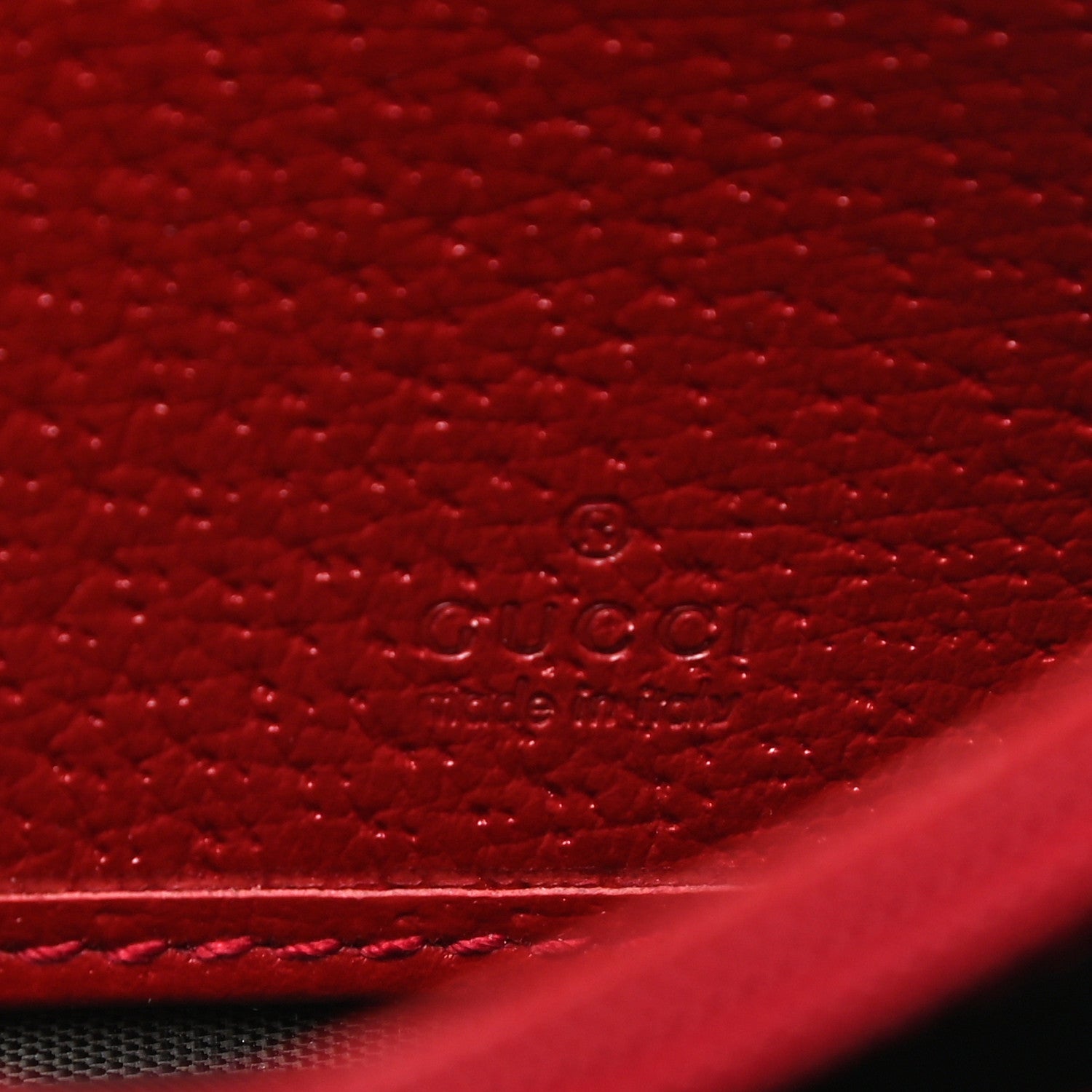 Gucci GG Supreme Monogram Tian Continental Wallet Beige Multicolor Red 6 of 10