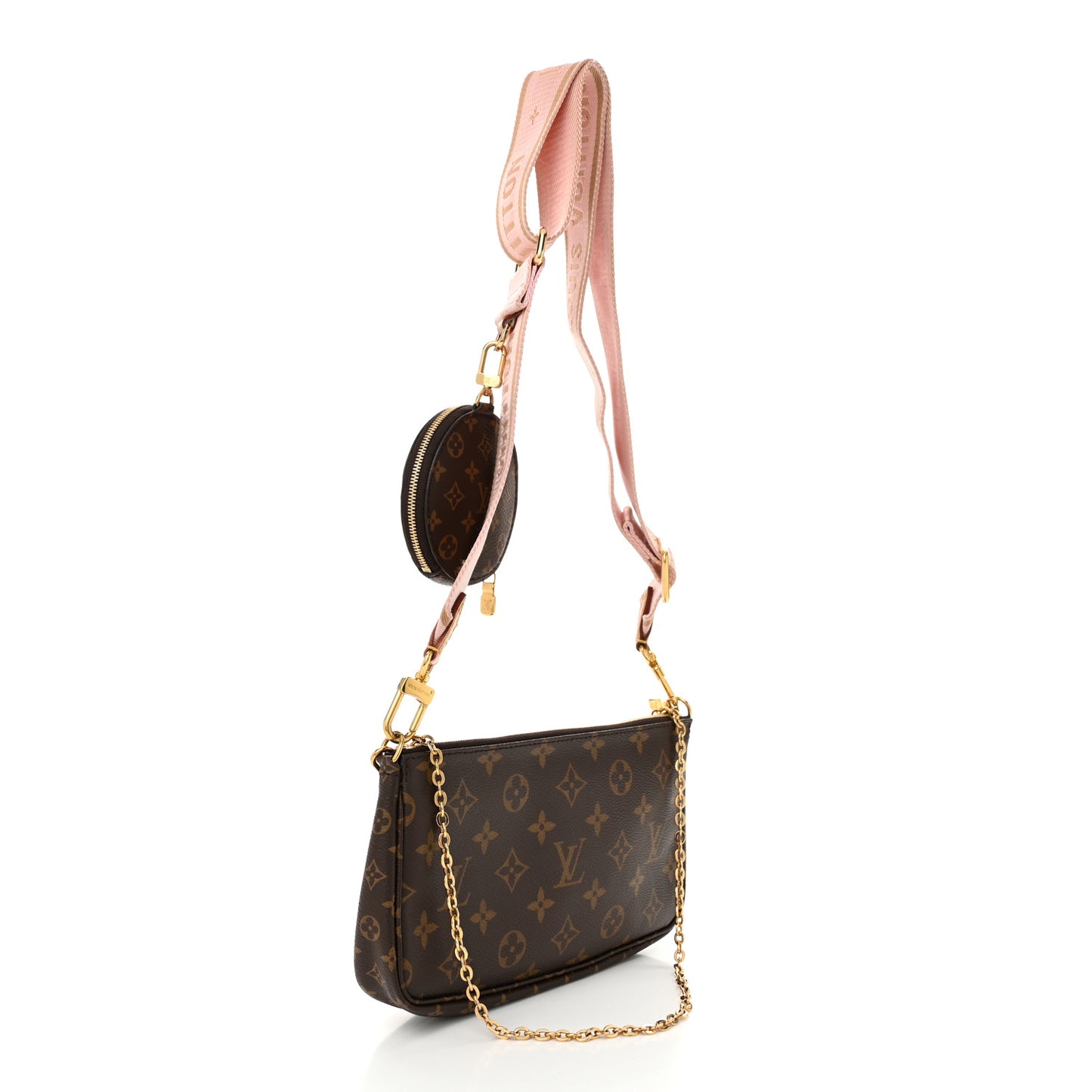 Monogram Multi Pochette Accessories Rose Clair