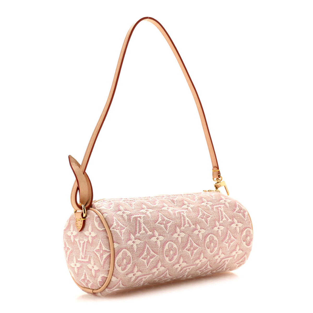 Louis Vuitton Monogram Embleme Papillon Pochette Rose Ruban 3 of 11