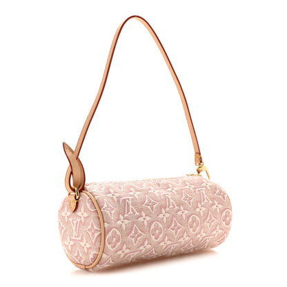 Louis Vuitton Monogram Embleme Papillon Pochette Rose Ruban 3 of 11