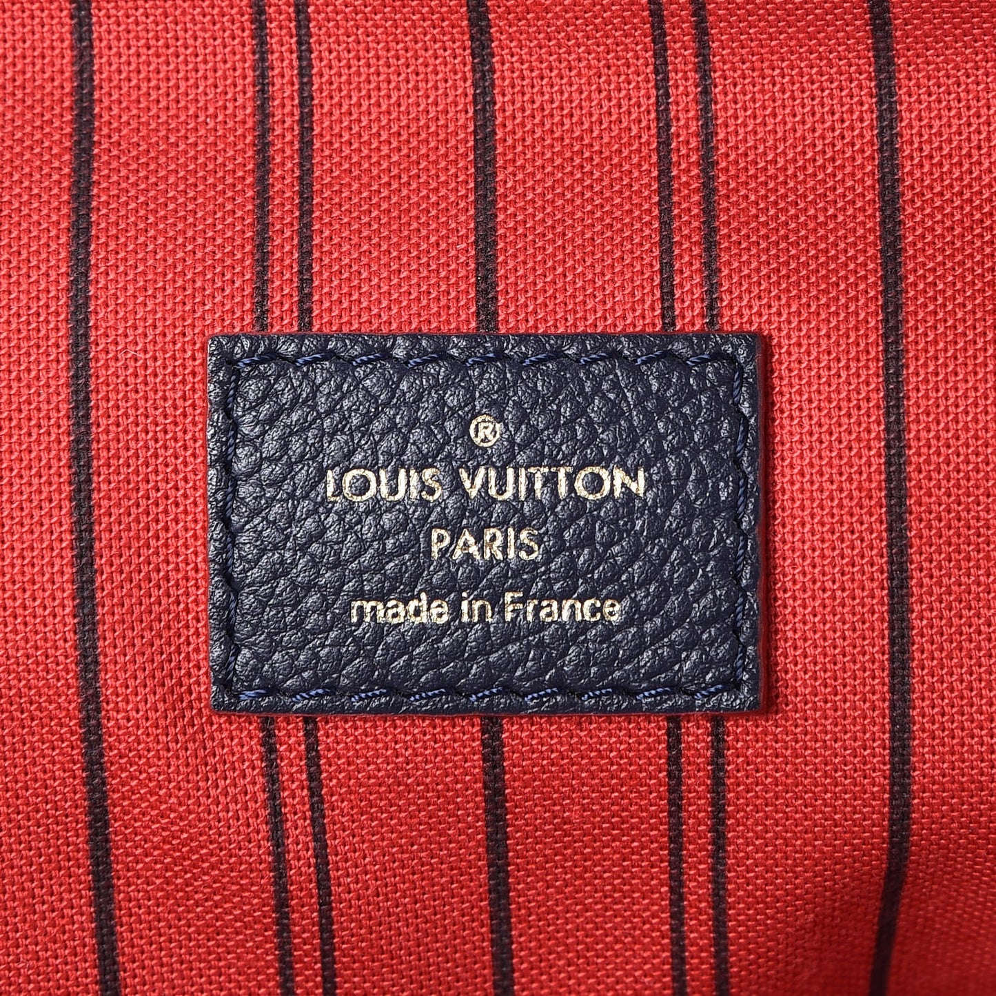Empreinte Boetie MM Marine Rouge