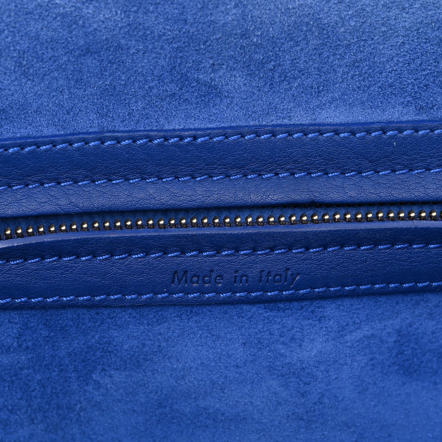 Supple Calfskin Medium Phantom Luggage Royal Blue