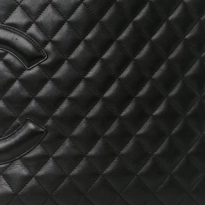 Chanel Calfskin Quilted Large Cambon Tote Black 7 of 9