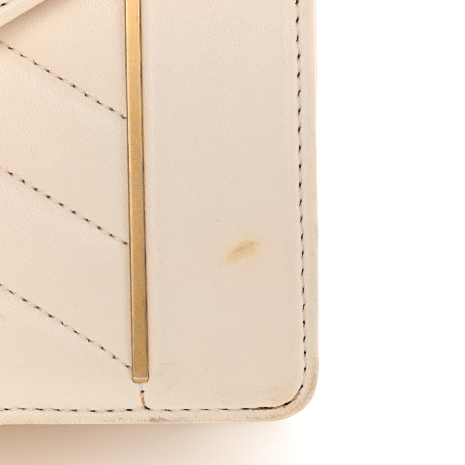 Chanel Lambskin Reversed Chevron Quilted Flap White 12 of 17