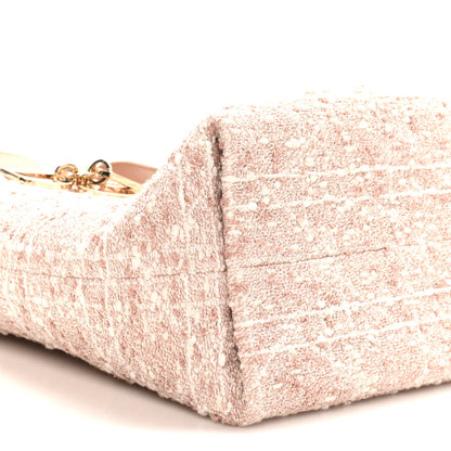Christian Dior Tweed Cannage Small Vertical Toujours Rose des Vents 9 of 10