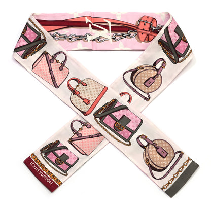 Louis Vuitton Silk Monogram Tribute To Bandeau Pink 1 of 3