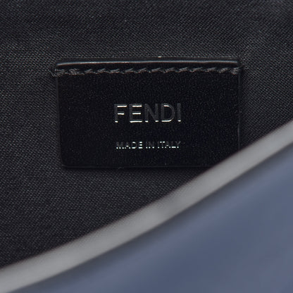 Fendi Vitello Grace FF Gradient Embossed Large Baguette Blueberry 6 of 10
