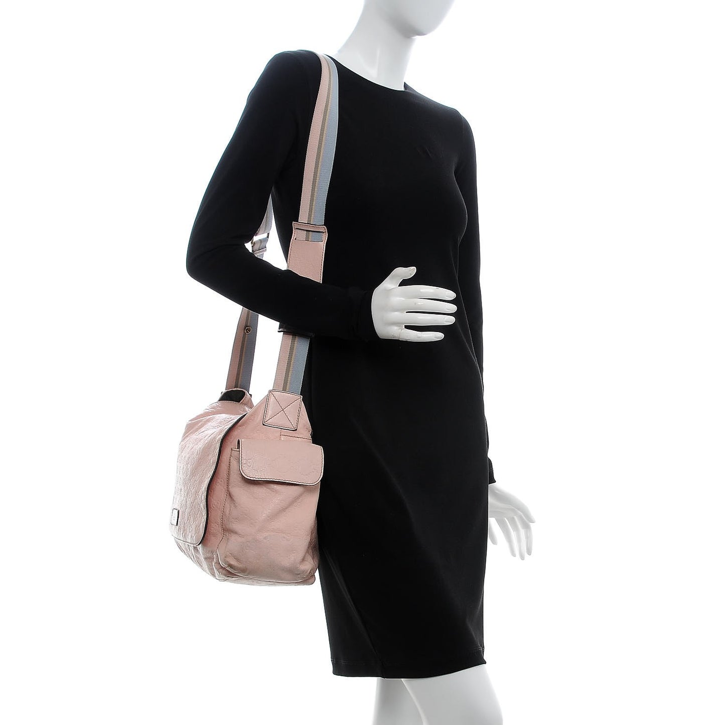 Guccissima Messenger Diaper Bag Pink