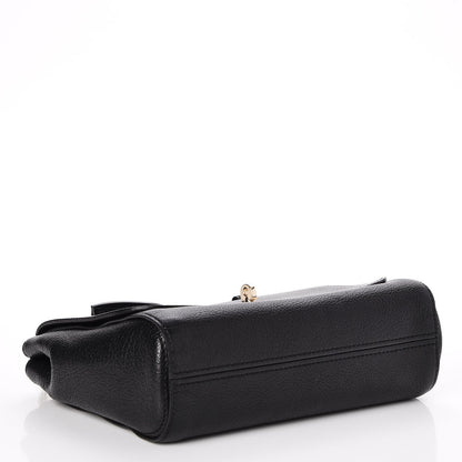 Mulberry Glossy Goatskin Small Lily Flap Black 4 of 7