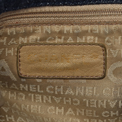 Chanel Denim XL Coco Cabas Tote Dark Blue 7 of 28