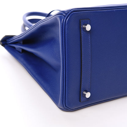 Hermes Epsom Birkin 30 Bleu Electrique 8 of 12