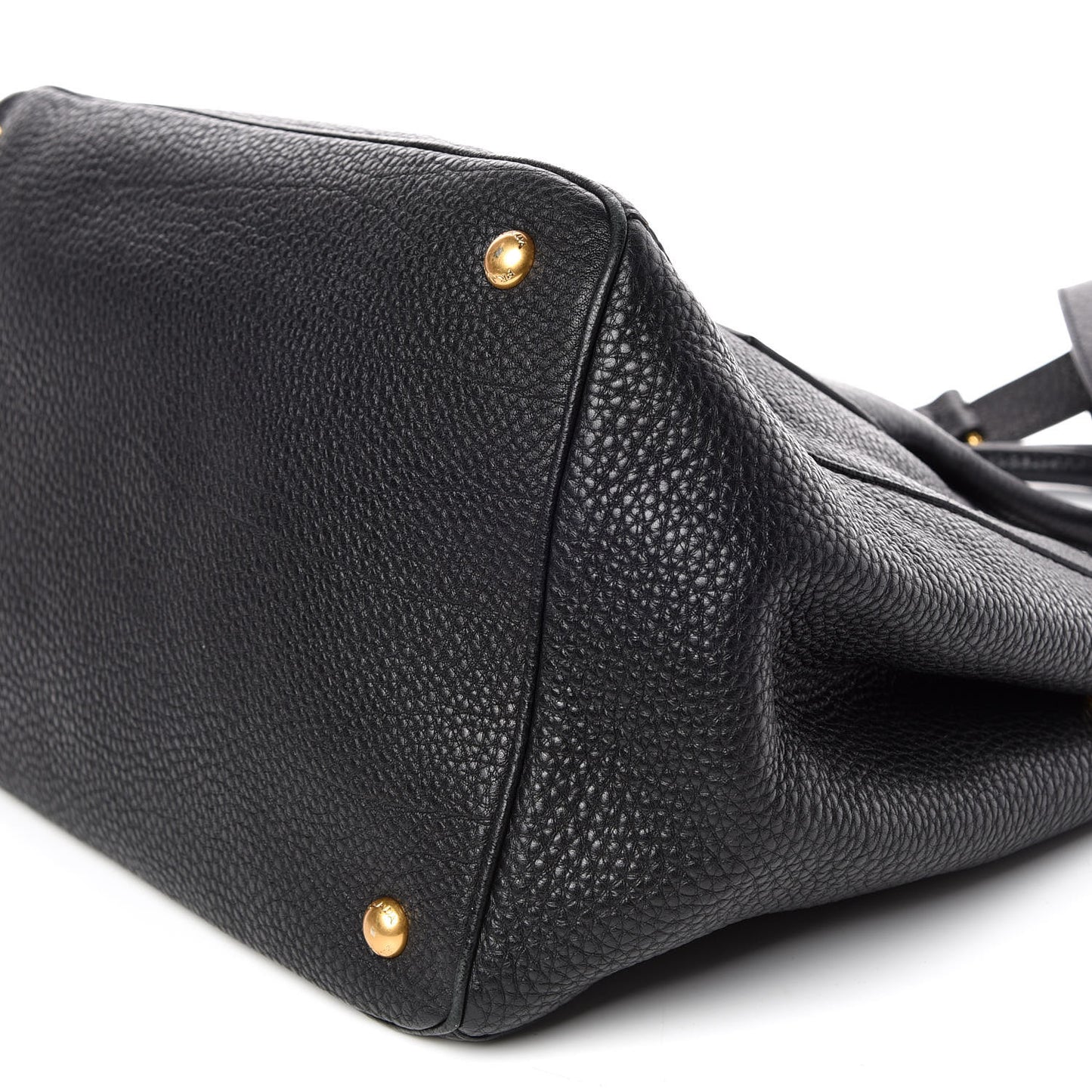 Vitello Daino Tote Black