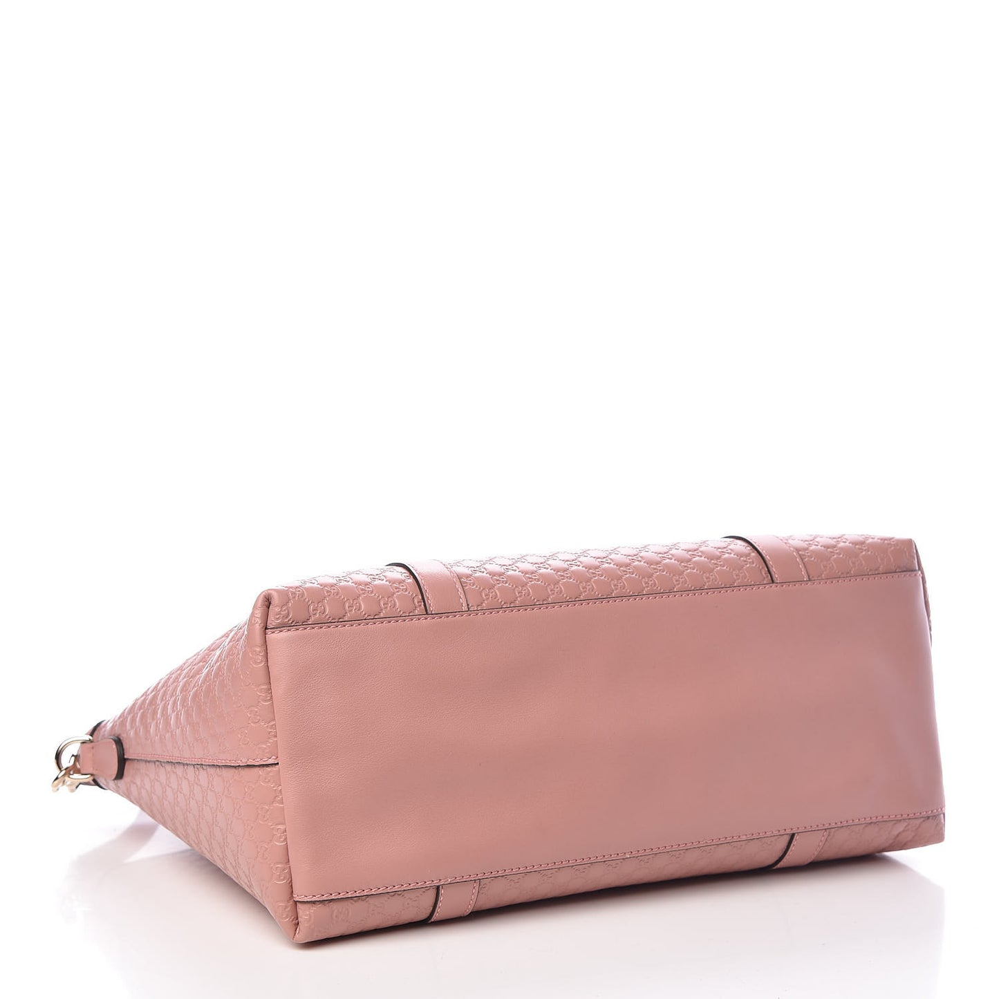 Soft Microguccissima Medium Zippered Satchel Soft Pink