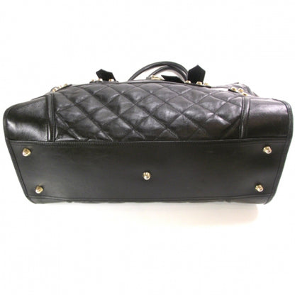 Burberry Leather XL Manor Tote Black 4 of 11
