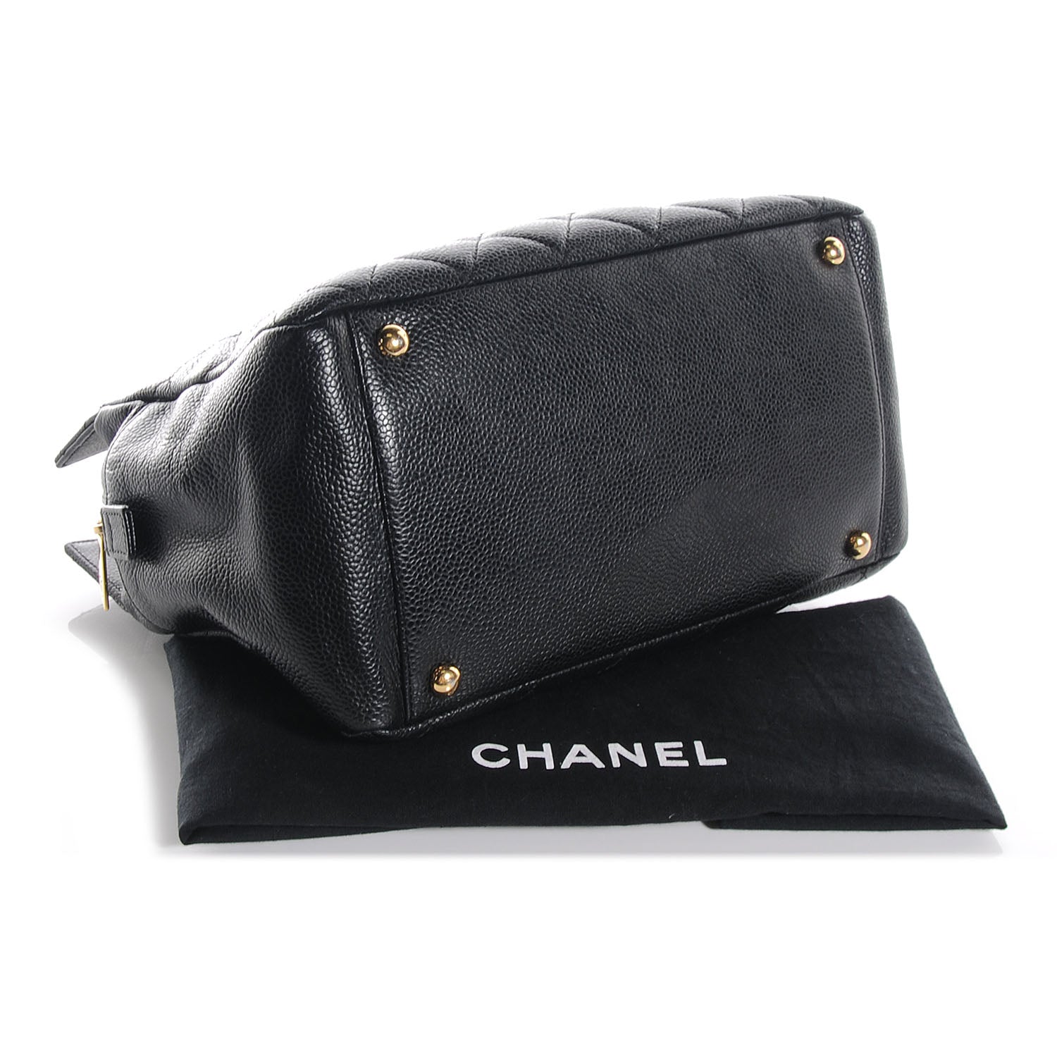 Chanel Caviar Quilted Petit Timeless Tote PTT Black 4 of 6