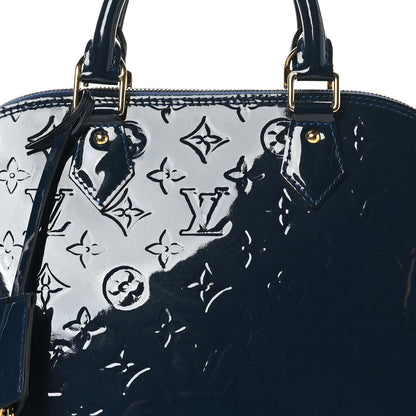 Louis Vuitton Vernis Alma PM Blue Infini 7 of 9