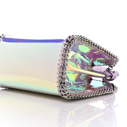 Stella McCartney Holographic Faux Leather Mini Falabella Silver 8 of 8
