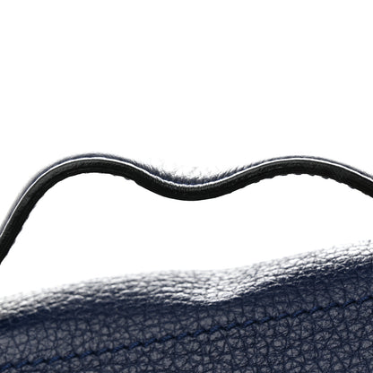 Proenza Schouler Pebbled Calfskin PS Courier Backpack New Navy 15 of 18