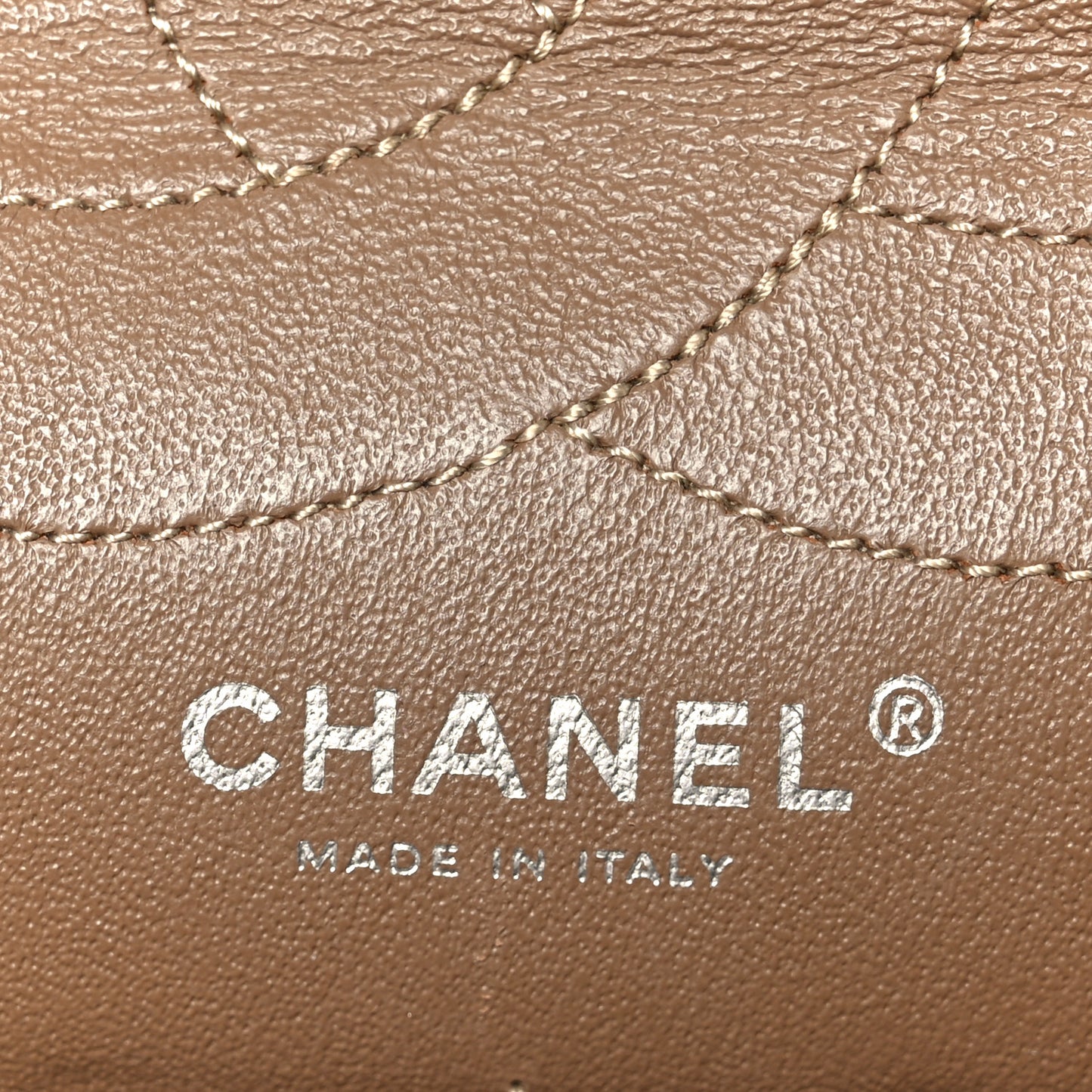 Metallic Aged Calfskin Quilted 2.55 Reissue 227 Flap Dark Gold