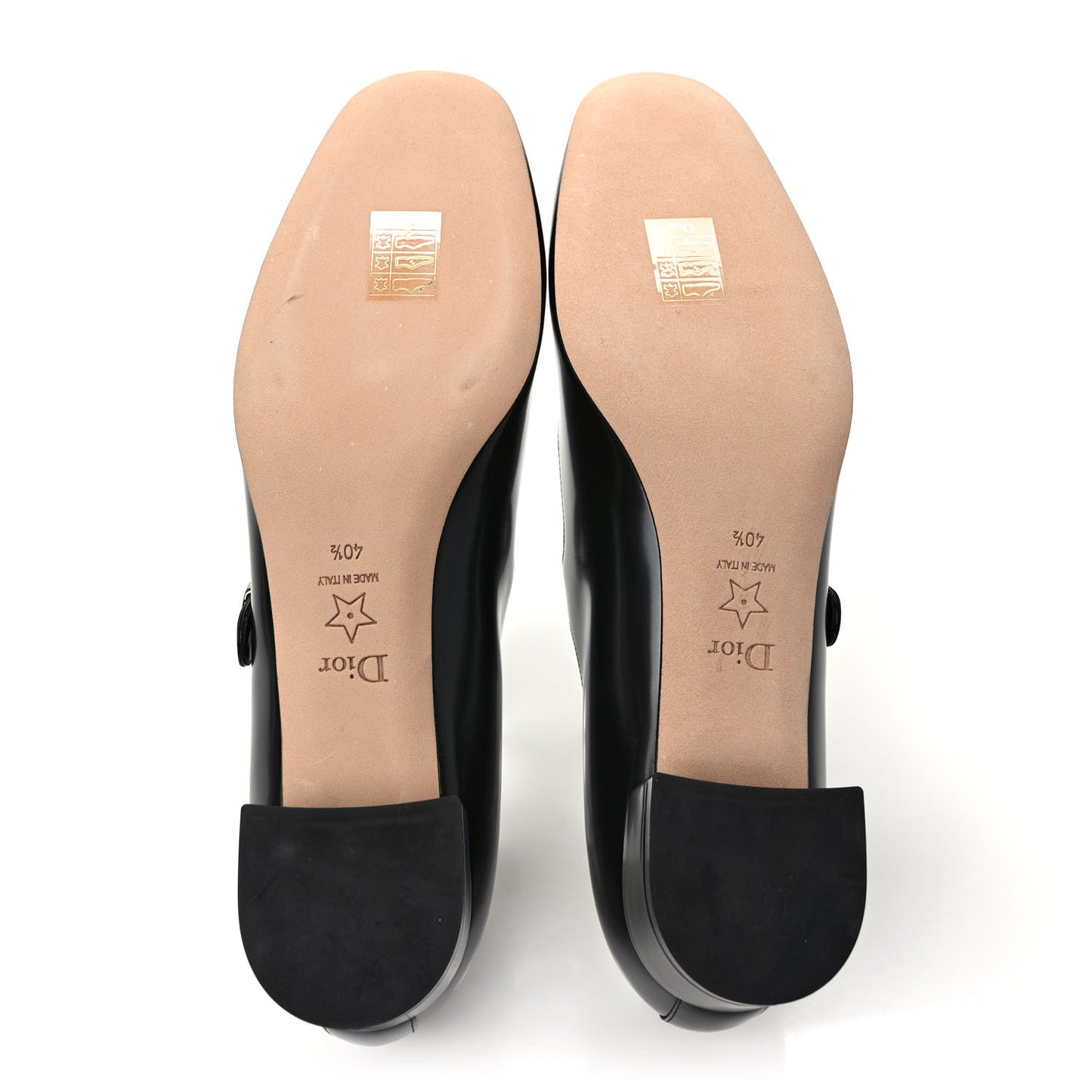 Brushed Calfskin Uniform 30mm Pumps 40.5 Black