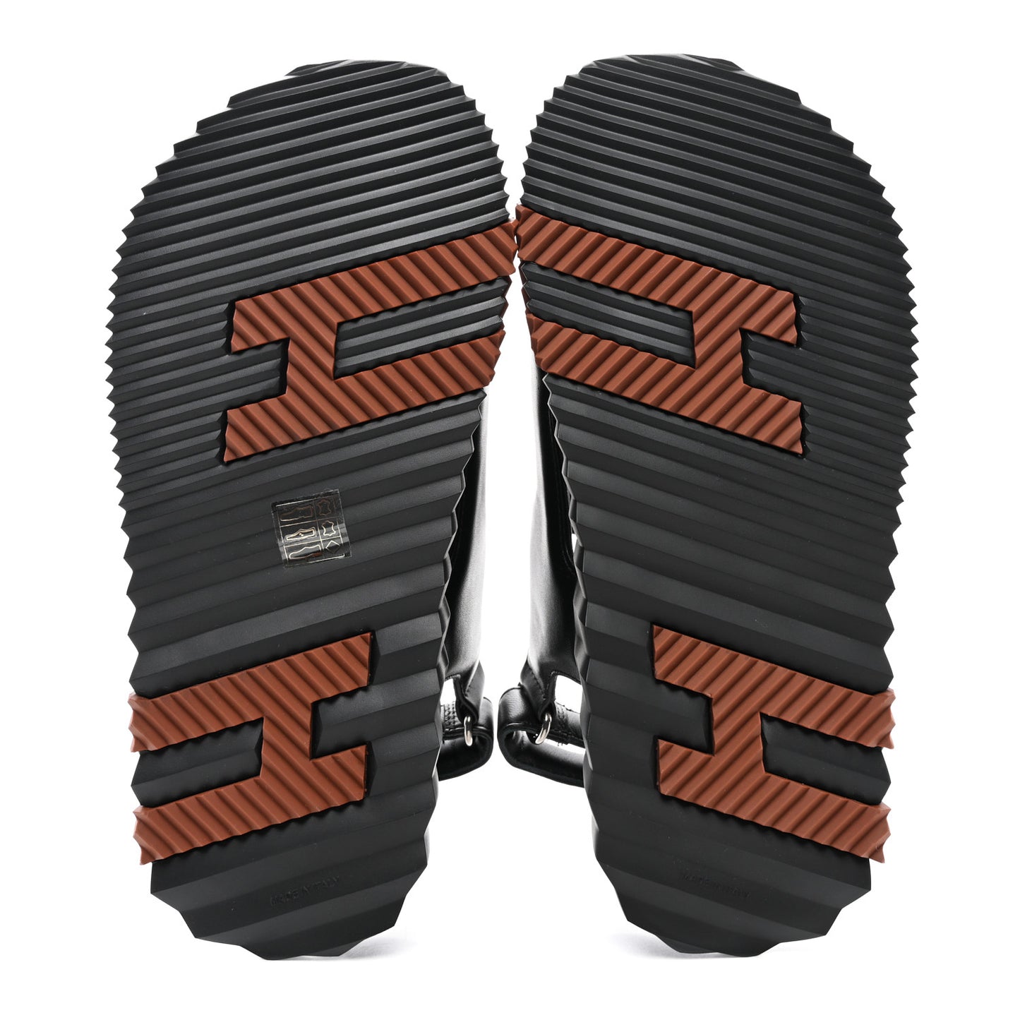 Nappa Junior Sandals 38 Black