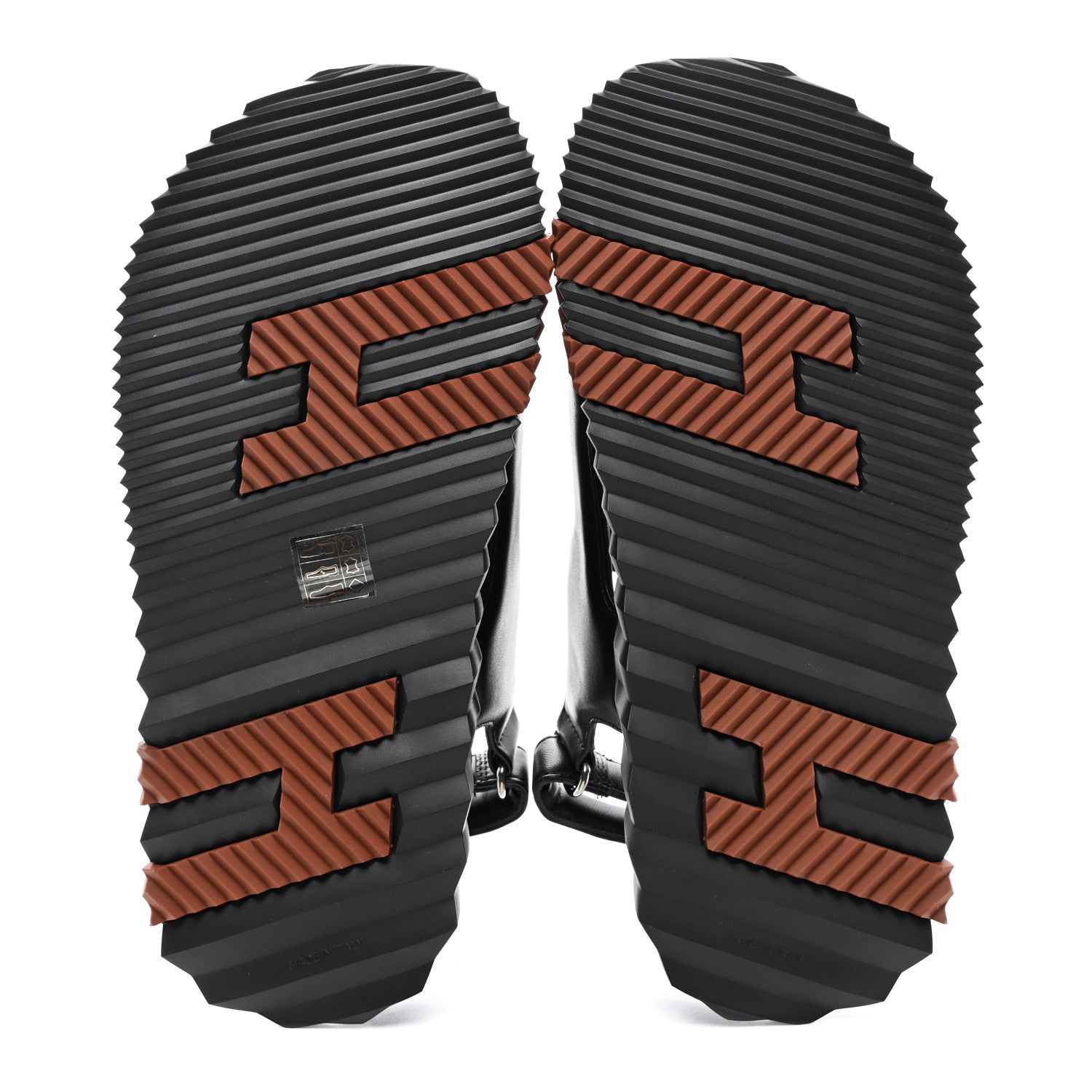 Hermes Nappa Junior Sandals 38 Black 5 of 9