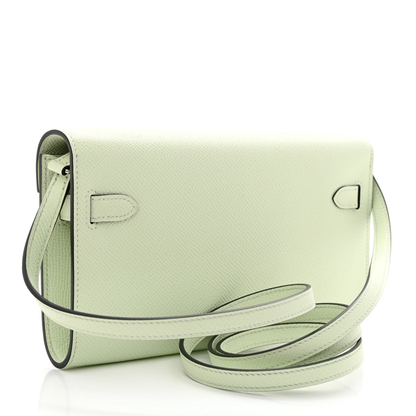 Epsom Kelly Wallet To Go Vert Fizz