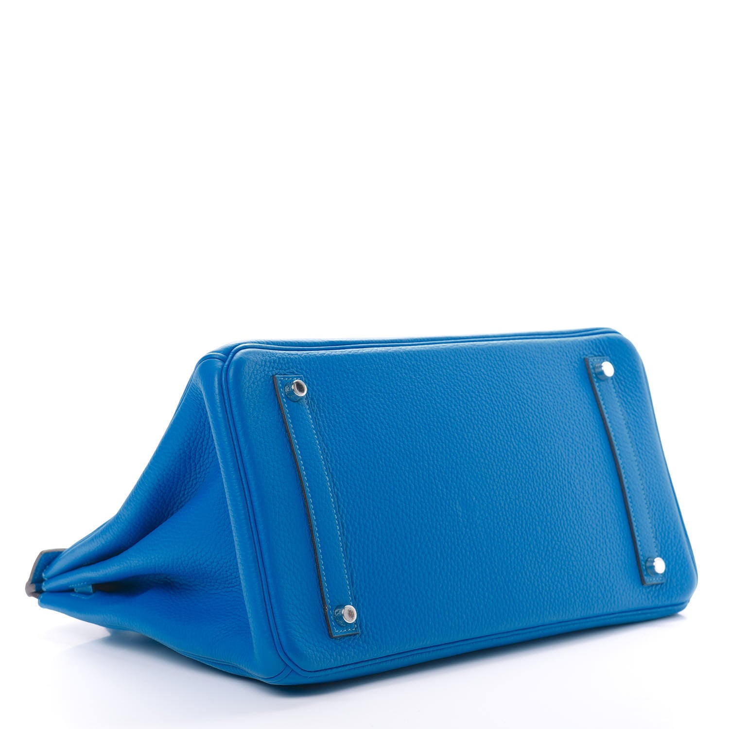 Hermes Taurillon Clemence Birkin 35 Bleu Hydra 5 of 33