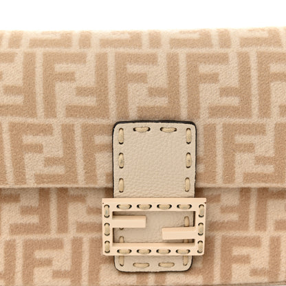 Fendi Wool Cuoio Romano Selleria FF 1974 Baguette 1997 Beige Cammello Camelia 8 of 10