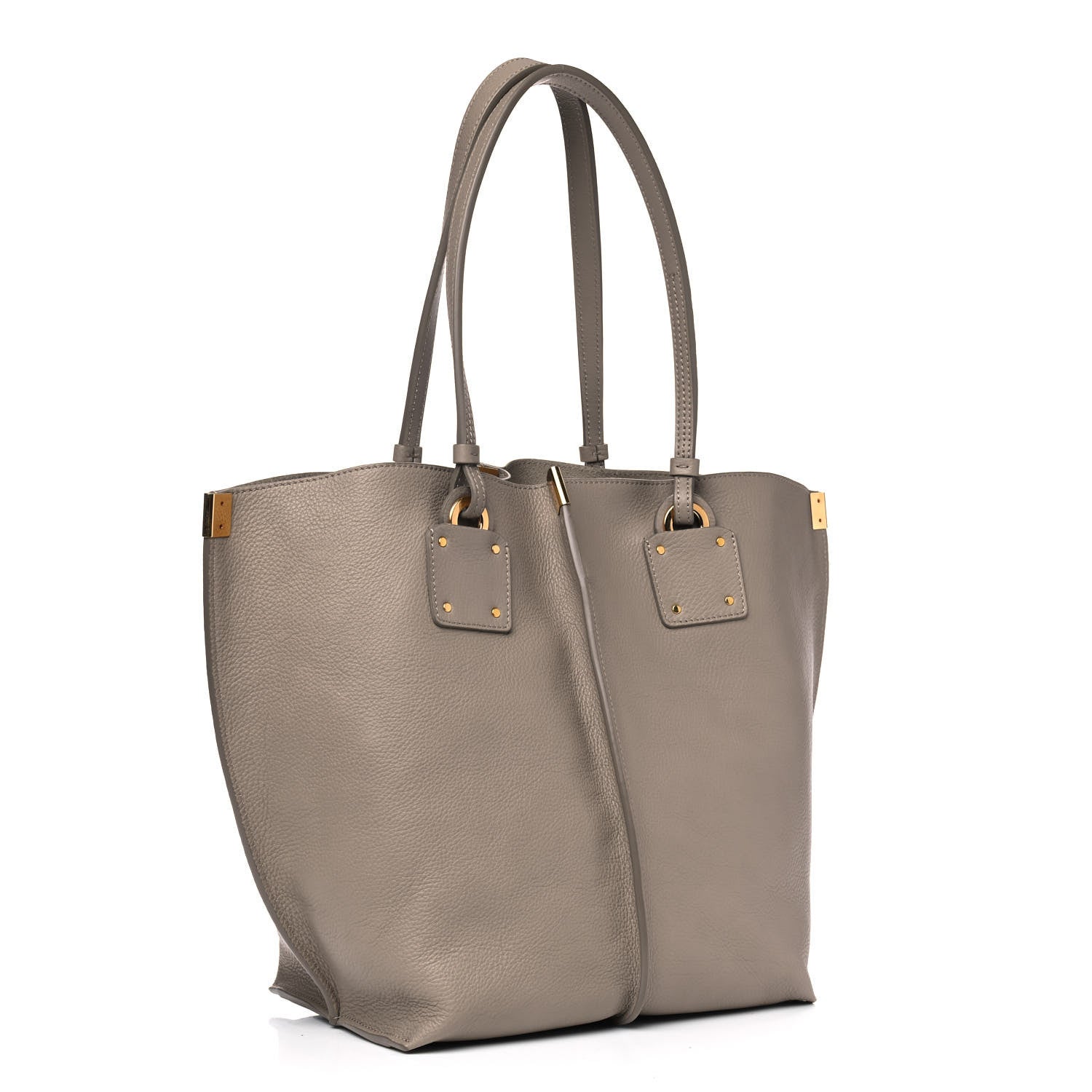 Chloe Smooth Calfskin Medium Vick Tote Motty Grey 2 of 8