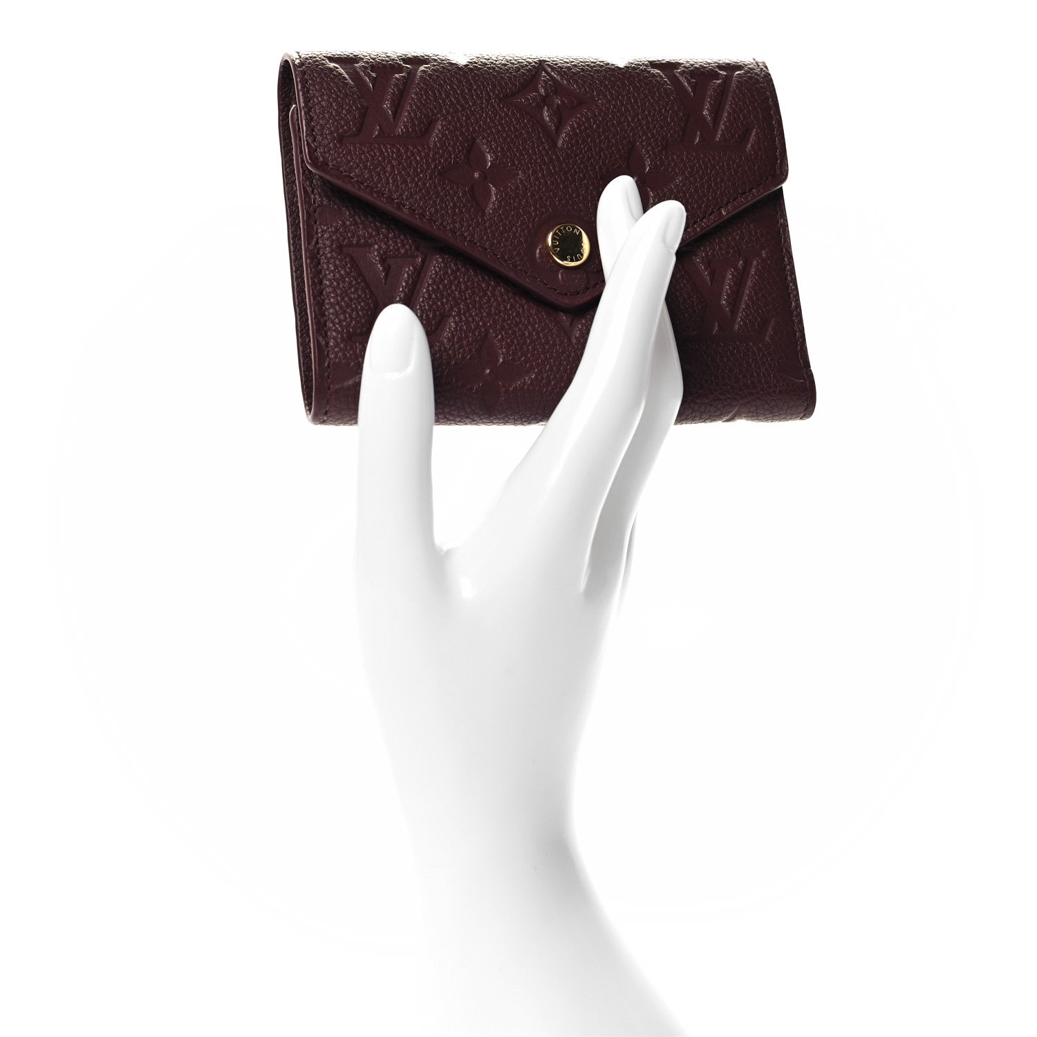 Louis Vuitton Empreinte Victorine Wallet Wine 2 of 8
