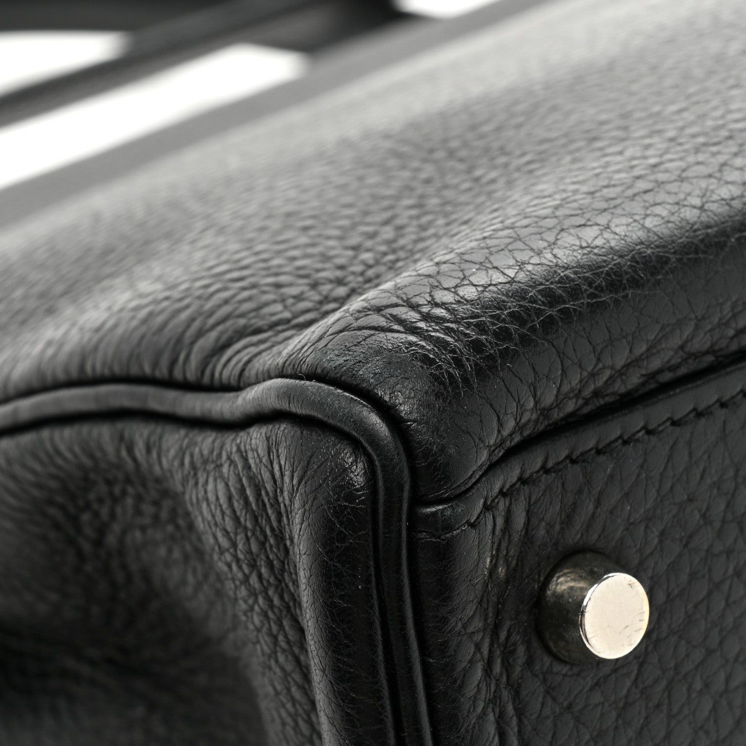 Hermes Taurillon Clemence Kelly Retourne 35 Black 12 of 16