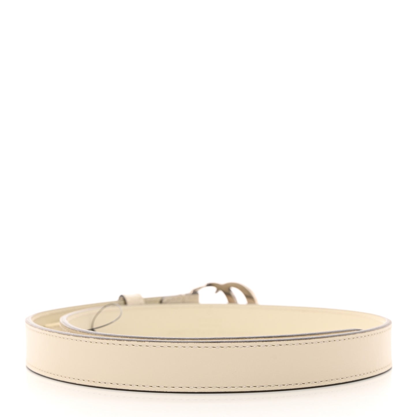 Calfskin Double G 20mm Belt 70 28 Mystic White