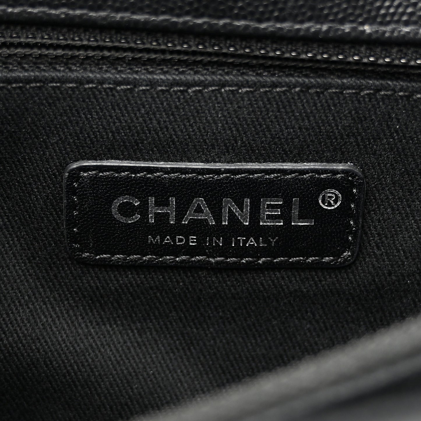 Caviar Chevron Quilted Small Coco Handle Flap So Black