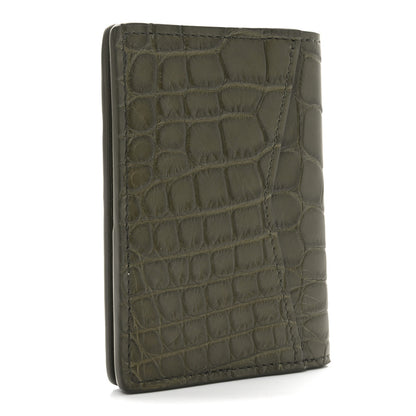 Louis Vuitton Alligator Pocket Organizer Green 3 of 6
