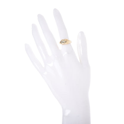 Tiffany 18K Yellow Gold Signature X Ring 50 5.5 2 of 6