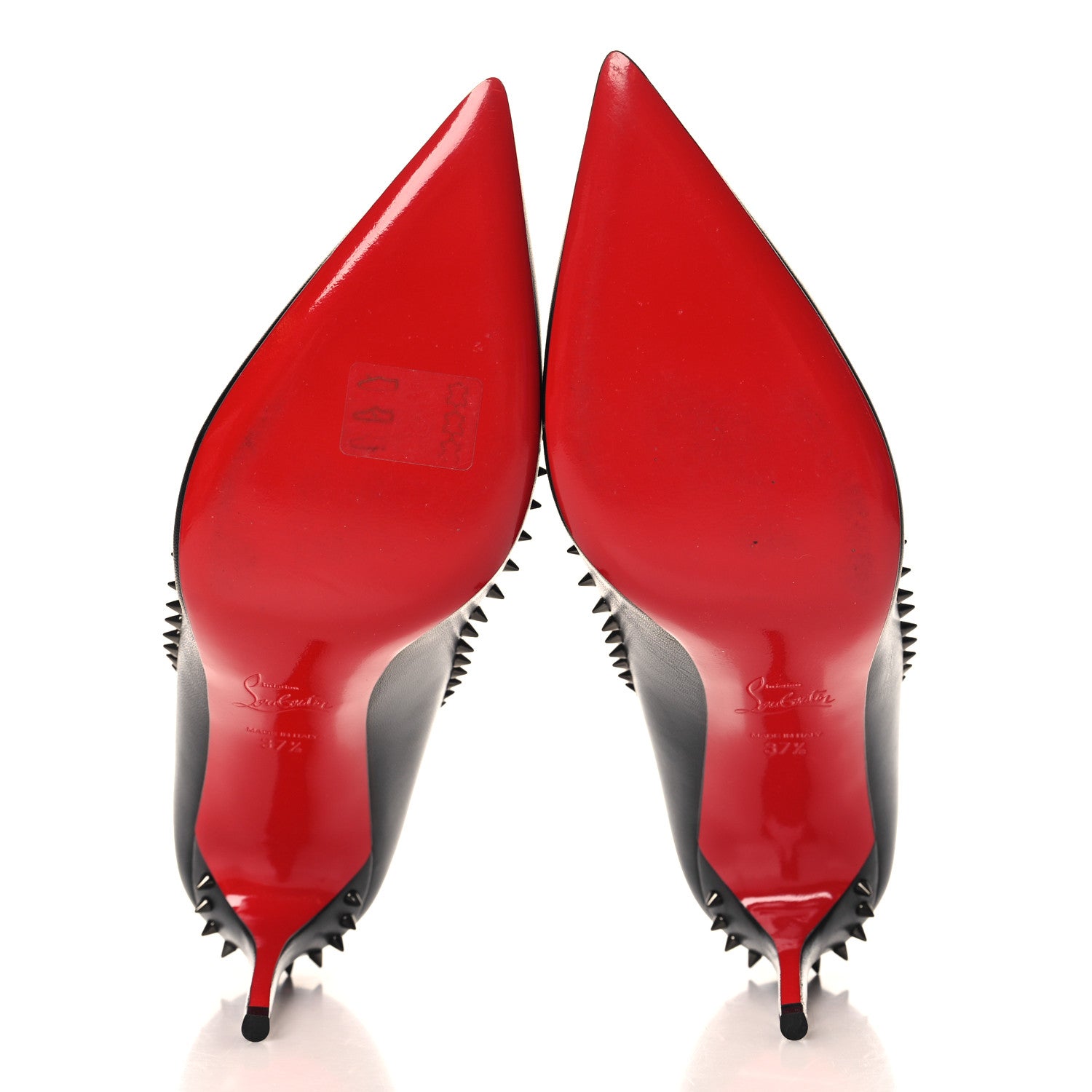 Christian Louboutin Kid Anjalina 85 Pumps 37.5 Black 6 of 8