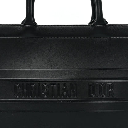 Christian Dior Calfskin Embossed Medium Book Tote Black 8 of 12