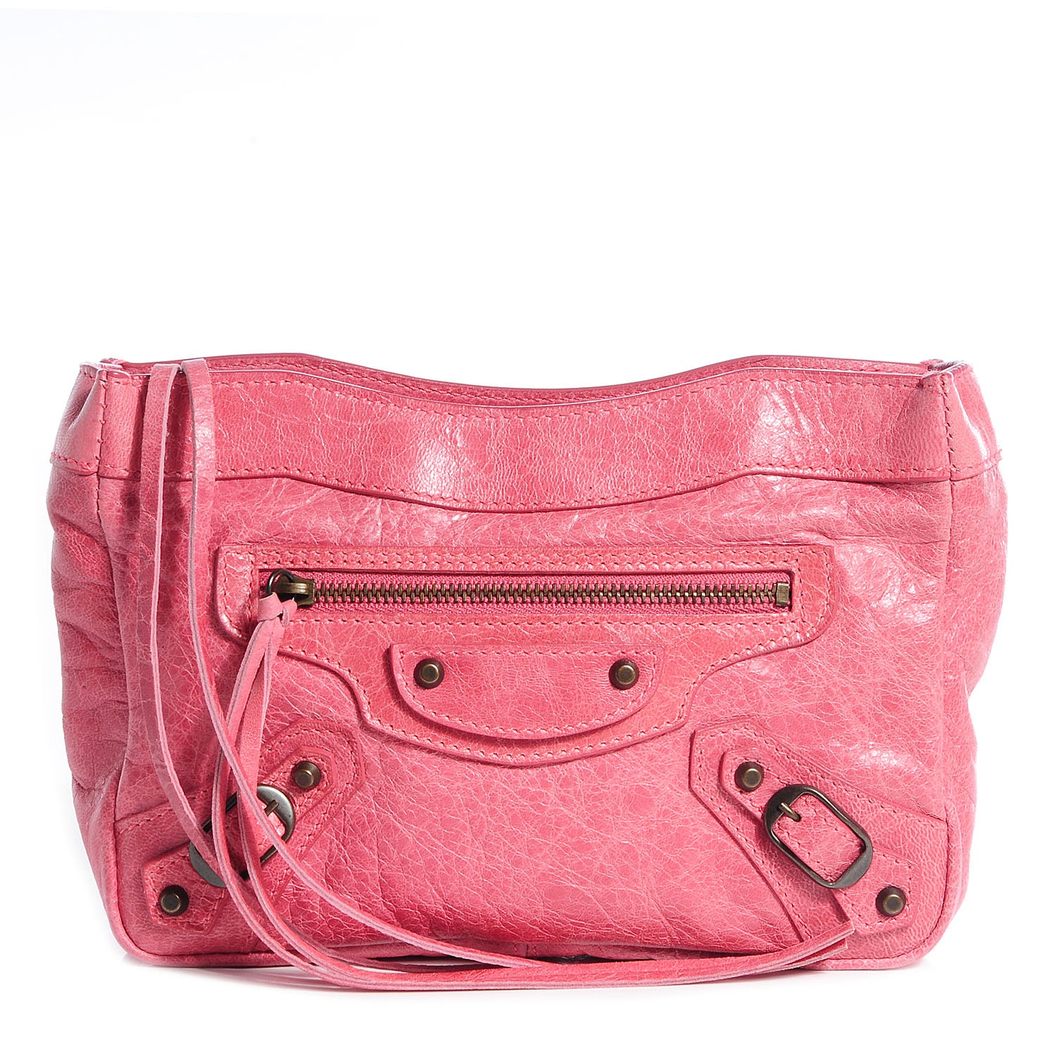 Balenciaga Agneau Porte Toilette Makeup Clutch Framboise 1 of 13