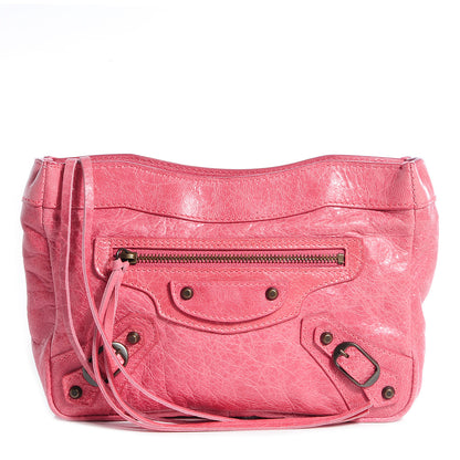 Balenciaga Agneau Porte Toilette Makeup Clutch Framboise 1 of 13