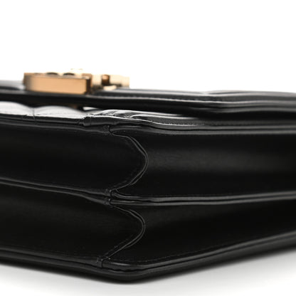 Chanel Calfskin Quilted North South Boy Flap Black 10 of 12