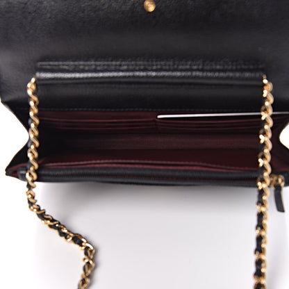 Chanel Caviar Quilted Wallet On Chain WOC Black 5 of 11