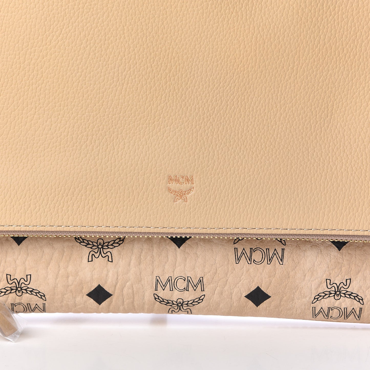 Visetos Corina Foldover Crossbody Bag Latte Beige
