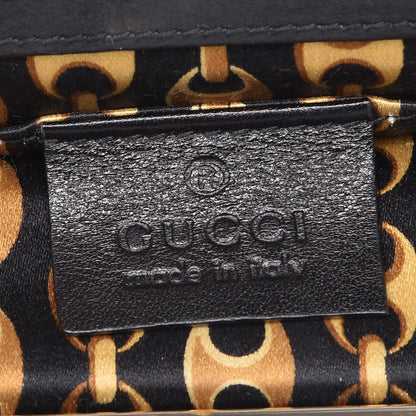 Gucci Python Britt Interlocking G Starlight Clutch Black 6 of 11