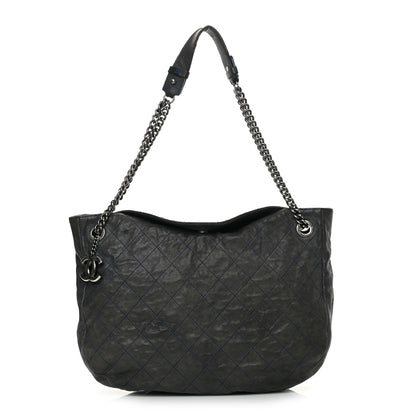 Chanel Caviar Quilted Simply CC Hobo Dark Blue 1 of 16