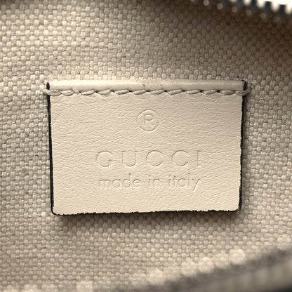 Gucci Calfskin GG Tennis Embossed Belt Bag Mystic White 6 of 11