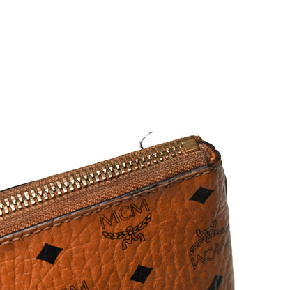 MCM Visetos Crossbody Pouch Cognac 23 of 29